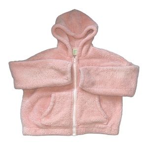 Girls plus size short soft pink fleece 22.5